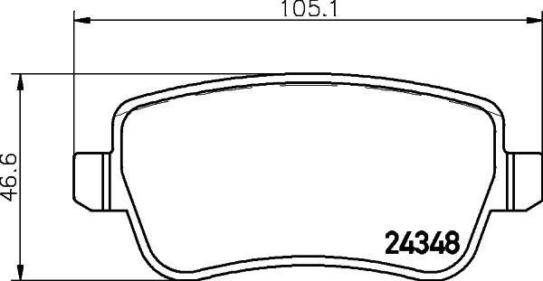 HELLA 8DB 355 012-411 - Kit pastiglie freno, Freno a disco autozon.pro