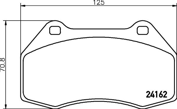 HELLA 8DB 355 012-151 - Kit pastiglie freno, Freno a disco autozon.pro