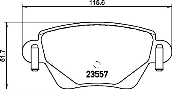 HELLA 8DB 355 012-211 - Kit pastiglie freno, Freno a disco autozon.pro