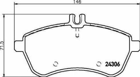 HELLA 8DB 355 012-751 - Kit pastiglie freno, Freno a disco autozon.pro