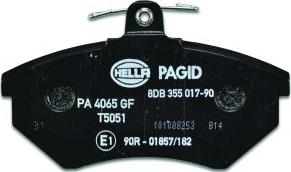 HELLA 8DB 355 017-901 - Kit pastiglie freno, Freno a disco autozon.pro