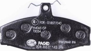 HELLA 8DB 355 017-931 - Kit pastiglie freno, Freno a disco autozon.pro