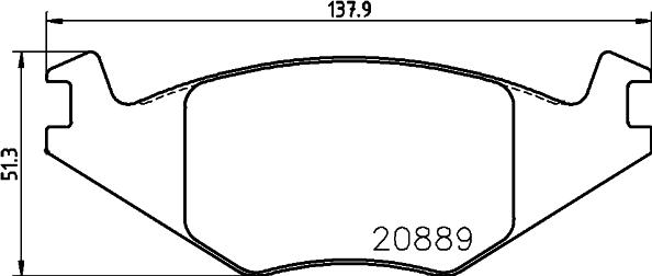 HELLA 8DB 355 017-491 - Kit pastiglie freno, Freno a disco autozon.pro