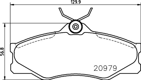 HELLA 8DB 355 017-661 - Kit pastiglie freno, Freno a disco autozon.pro