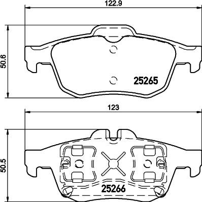 HELLA 8DB 355 017-341 - Kit pastiglie freno, Freno a disco autozon.pro