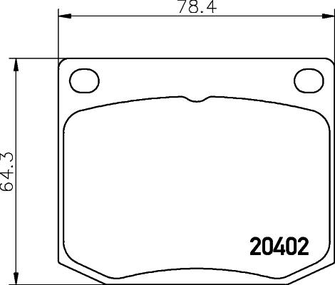 HELLA 8DB 355 017-381 - Kit pastiglie freno, Freno a disco autozon.pro