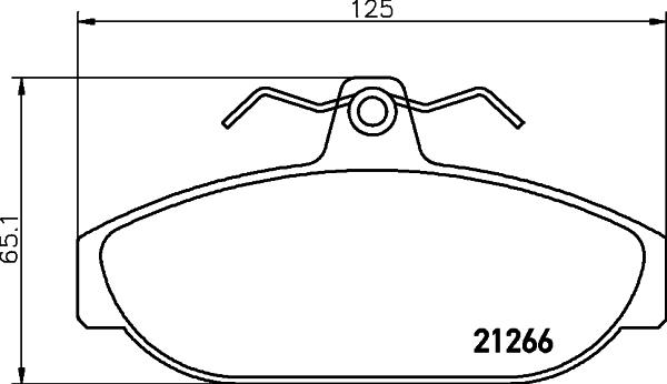 HELLA 8DB 355 017-721 - Kit pastiglie freno, Freno a disco autozon.pro