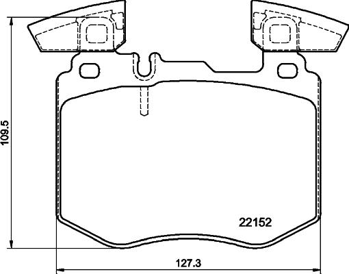 HELLA 8DB 355 039-981 - Kit pastiglie freno, Freno a disco autozon.pro