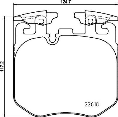 HELLA 8DB 355 039-461 - Kit pastiglie freno, Freno a disco autozon.pro