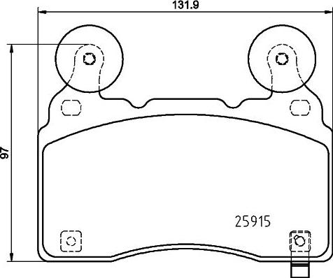 HELLA 8DB 355 039-481 - Kit pastiglie freno, Freno a disco autozon.pro