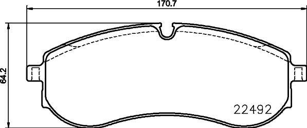 HELLA 8DB 355 039-531 - Kit pastiglie freno, Freno a disco autozon.pro