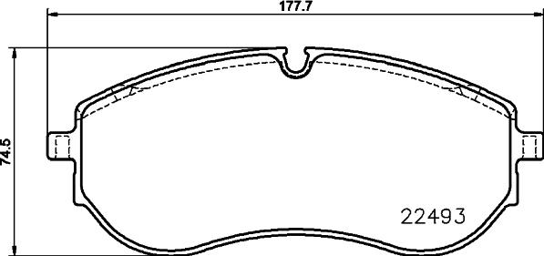 HELLA 8DB 355 039-521 - Kit pastiglie freno, Freno a disco autozon.pro