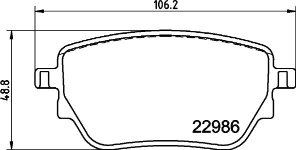 HELLA 8DB 355 039-021 - Kit pastiglie freno, Freno a disco autozon.pro