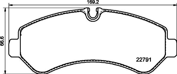 HELLA 8DB 355 039-131 - Kit pastiglie freno, Freno a disco autozon.pro