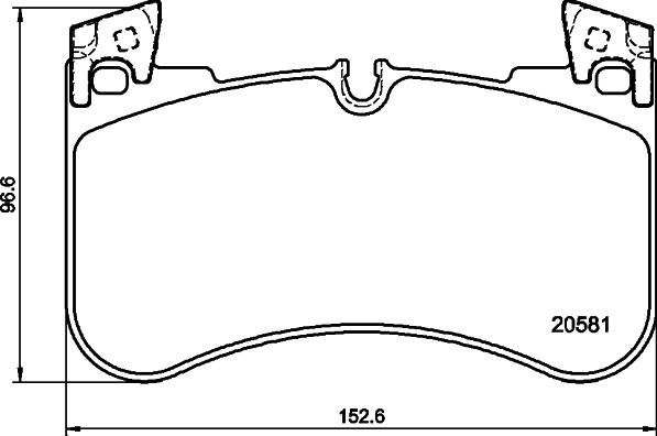 HELLA 8DB 355 039-881 - Kit pastiglie freno, Freno a disco autozon.pro