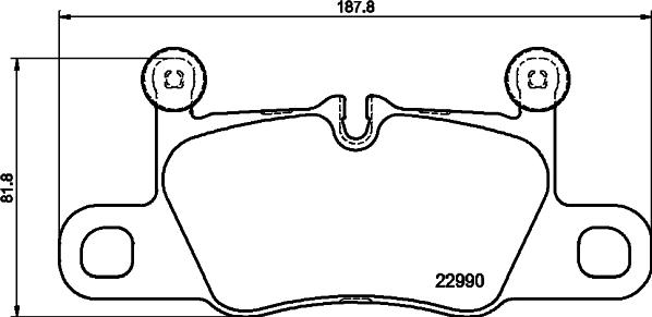 HELLA 8DB 355 039-821 - Kit pastiglie freno, Freno a disco autozon.pro