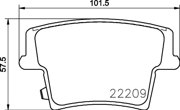 HELLA 8DB 355 039-291 - Kit pastiglie freno, Freno a disco autozon.pro