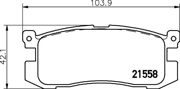 HELLA 8DB 355 036-991 - Kit pastiglie freno, Freno a disco autozon.pro