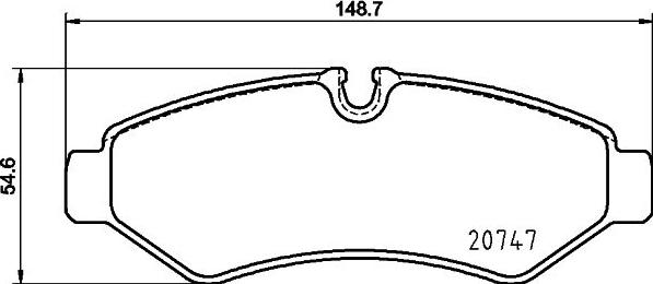 HELLA 8DB 355 036-861 - Kit pastiglie freno, Freno a disco autozon.pro