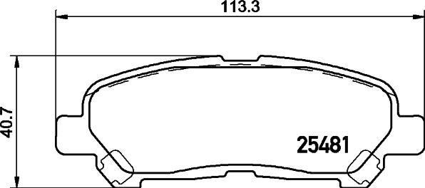 HELLA 8DB 355 030-231 - Kit pastiglie freno, Freno a disco autozon.pro