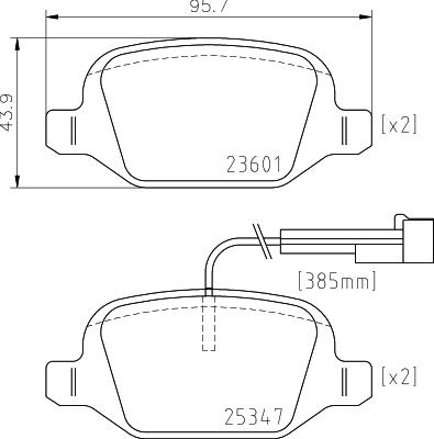 HELLA 8DB 355 031-561 - Kit pastiglie freno, Freno a disco autozon.pro