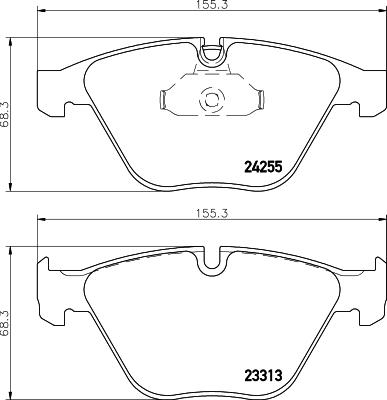 HELLA 8DB 355 031-061 - Kit pastiglie freno, Freno a disco autozon.pro