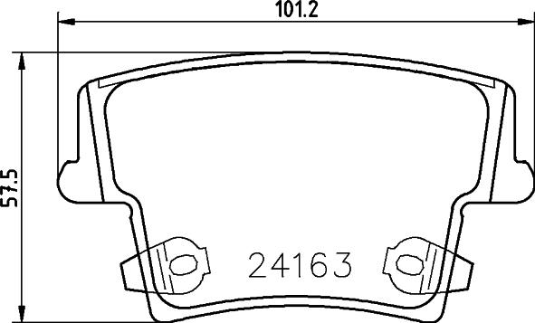 HELLA 8DB 355 031-131 - Kit pastiglie freno, Freno a disco autozon.pro