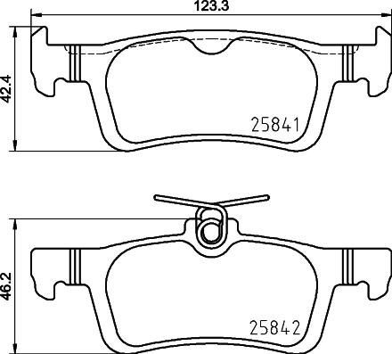 HELLA 8DB 355 031-761 - Kit pastiglie freno, Freno a disco autozon.pro