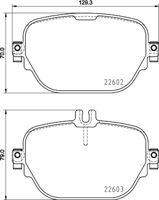 HELLA 8DB 355 031-711 - Kit pastiglie freno, Freno a disco autozon.pro