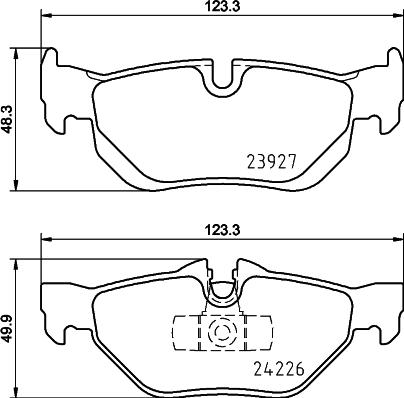 HELLA 8DB 355 031-781 - Kit pastiglie freno, Freno a disco autozon.pro