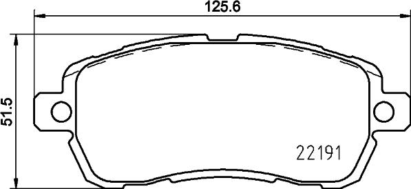 HELLA 8DB 355 031-721 - Kit pastiglie freno, Freno a disco autozon.pro