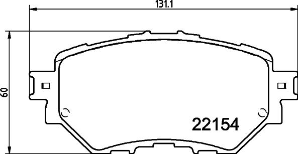 HELLA 8DB 355 032-091 - Kit pastiglie freno, Freno a disco autozon.pro