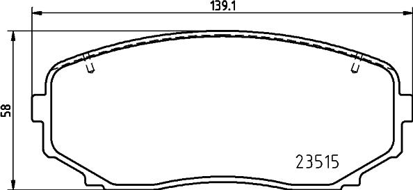 HELLA 8DB 355 037-911 - Kit pastiglie freno, Freno a disco autozon.pro