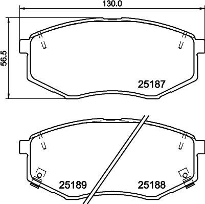 HELLA 8DB 355 037-981 - Kit pastiglie freno, Freno a disco autozon.pro