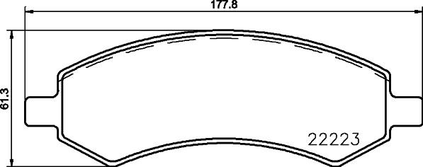 HELLA 8DB 355 037-501 - Kit pastiglie freno, Freno a disco autozon.pro