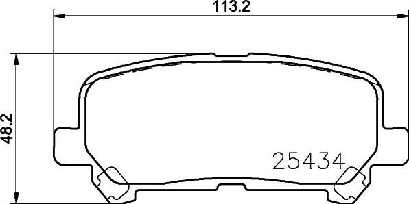 HELLA 8DB 355 037-171 - Kit pastiglie freno, Freno a disco autozon.pro