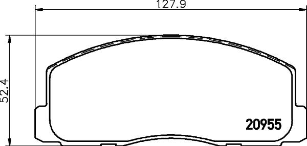 HELLA 8DB 355 037-211 - Kit pastiglie freno, Freno a disco autozon.pro