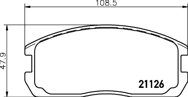 HELLA 8DB 355 037-221 - Kit pastiglie freno, Freno a disco autozon.pro