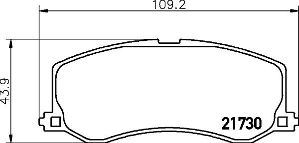 HELLA 8DB 355 029-471 - Kit pastiglie freno, Freno a disco autozon.pro