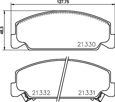 HELLA 8DB 355 029-131 - Kit pastiglie freno, Freno a disco autozon.pro