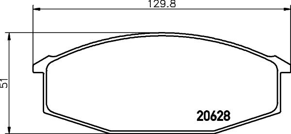 HELLA 8DB 355 029-811 - Kit pastiglie freno, Freno a disco autozon.pro