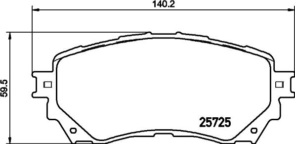 HELLA 8DB 355 029-321 - Kit pastiglie freno, Freno a disco autozon.pro