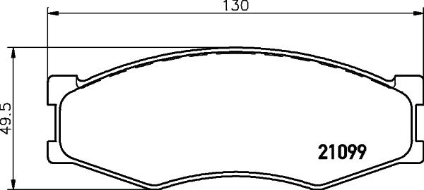 HELLA 8DB 355 029-791 - Kit pastiglie freno, Freno a disco autozon.pro