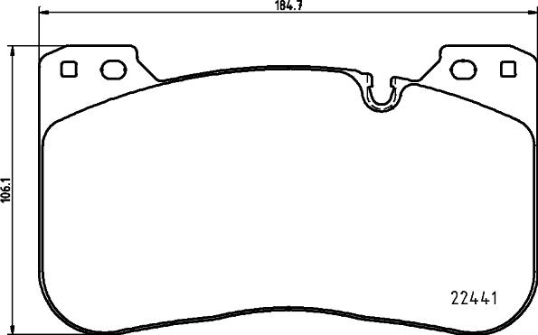 HELLA 8DB 355 025-991 - Kit pastiglie freno, Freno a disco autozon.pro