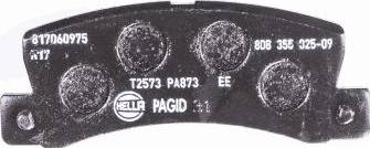 HELLA 8DB 355 025-091 - Kit pastiglie freno, Freno a disco autozon.pro