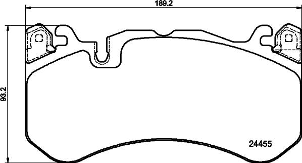 HELLA 8DB 355 025-011 - Kit pastiglie freno, Freno a disco autozon.pro