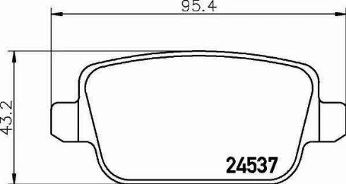 HELLA 8DB 355 013-301 - Kit pastiglie freno, Freno a disco autozon.pro