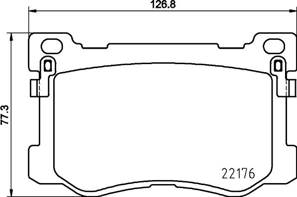 HELLA 8DB 355 025-271 - Kit pastiglie freno, Freno a disco autozon.pro