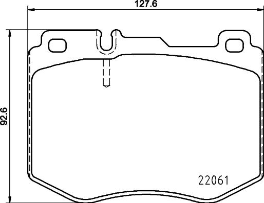 HELLA 8DB 355 026-621 - Kit pastiglie freno, Freno a disco autozon.pro