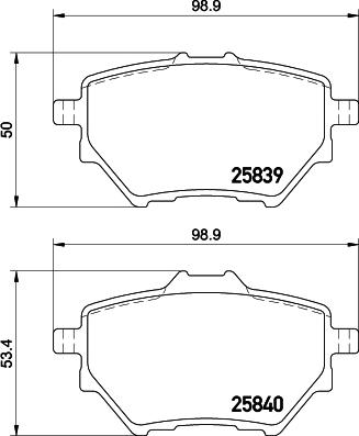 HELLA 8DB 355 020-991 - Kit pastiglie freno, Freno a disco autozon.pro